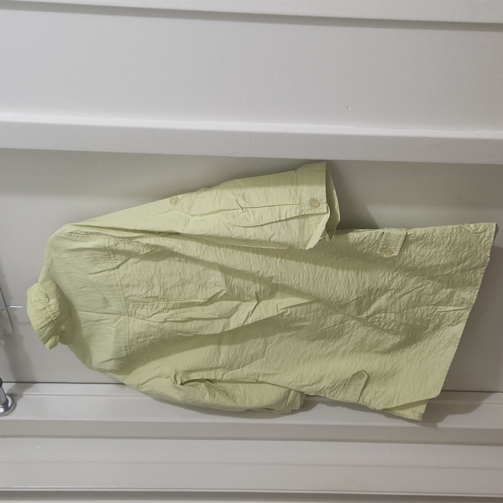 Vintage Multiples Lime Color Trench Coat / Jacket… - image 4